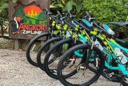 Angkor Zipline Cycling