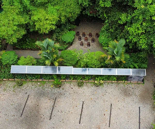 Angkor Zipline Solar Panels